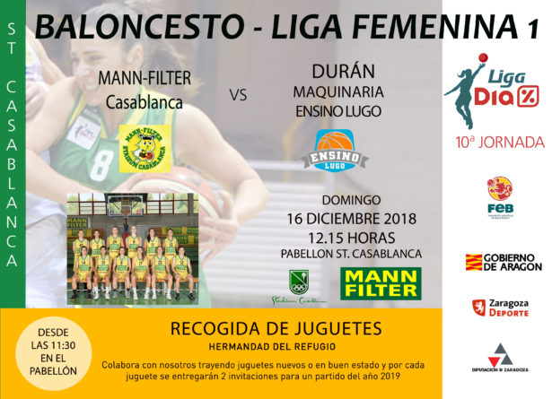 Partido MANN FILTER recogida juguetes